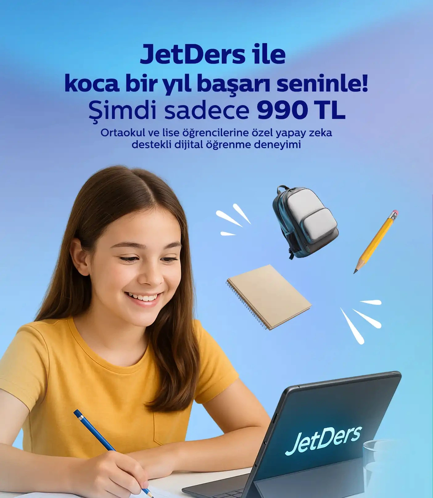 Öğrencinin ihtiyacı olan özel ders: JetDers!