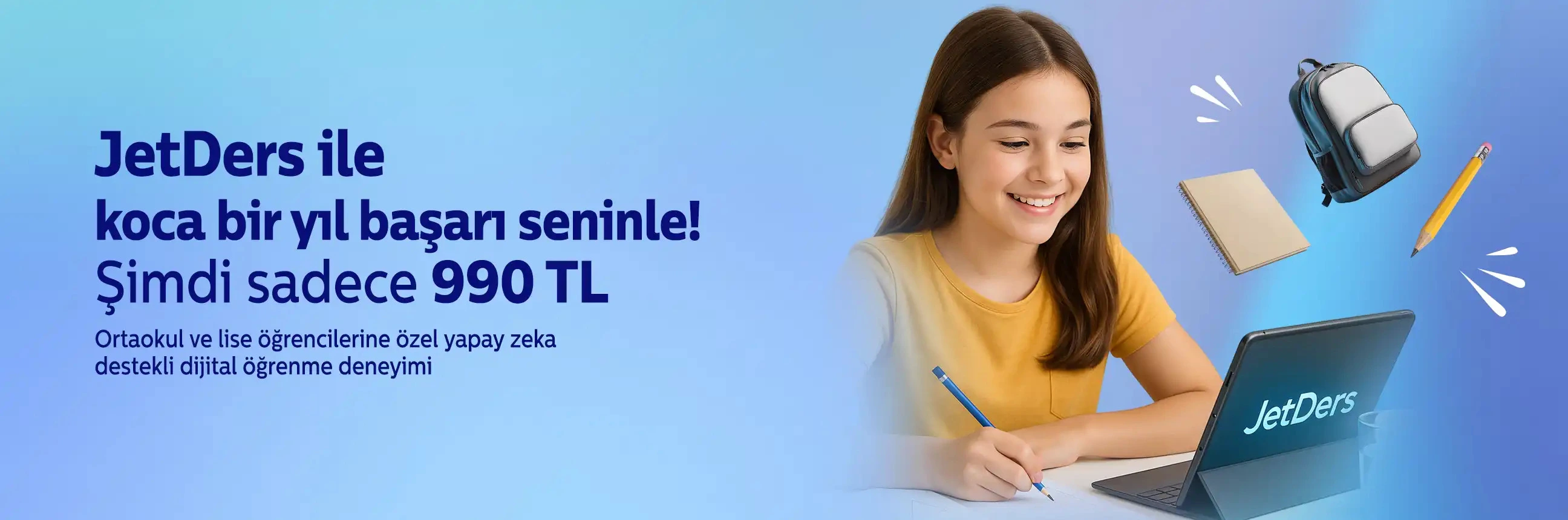 Öğrencinin ihtiyacı olan özel ders: JetDers!