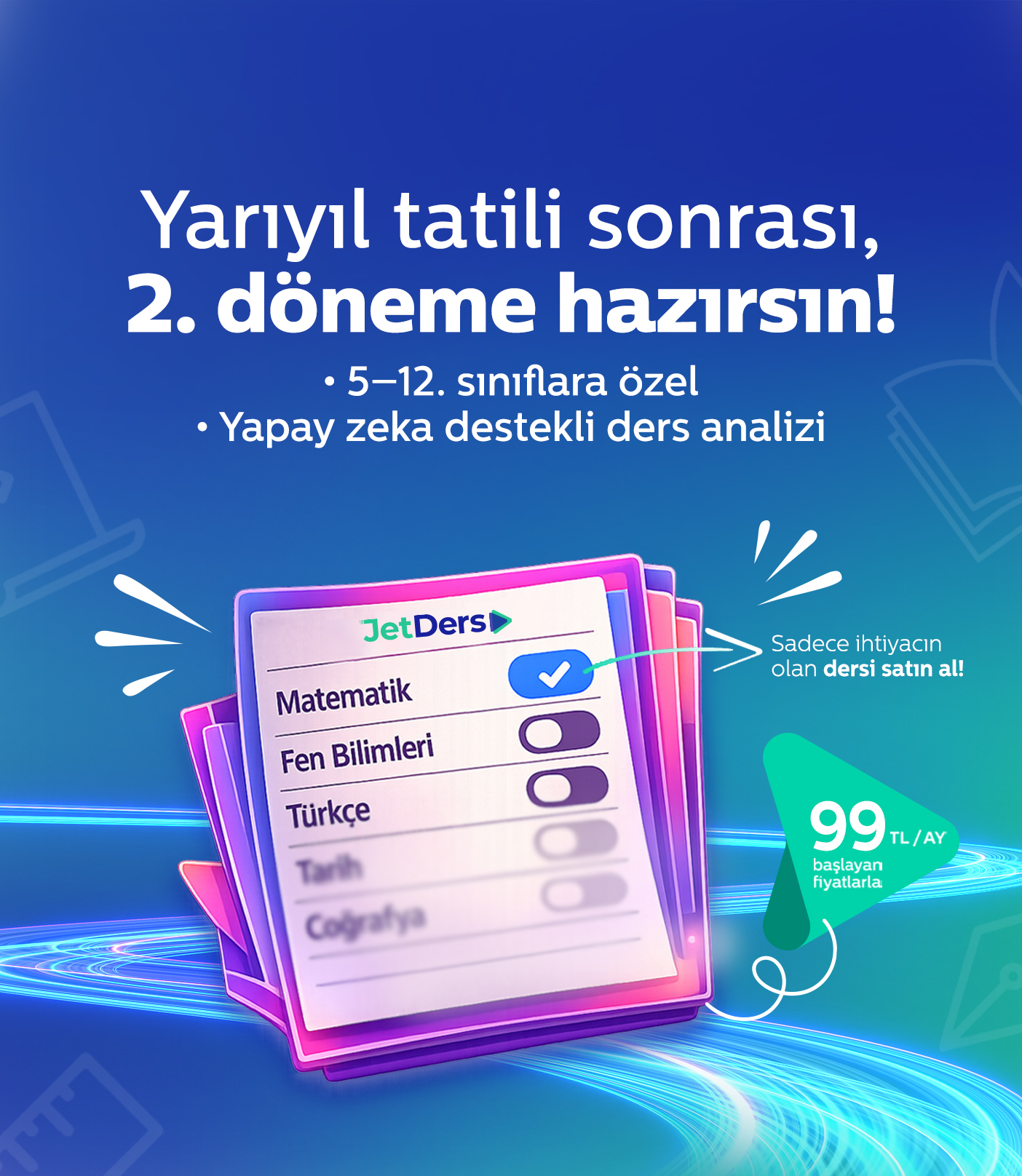 Öğrencinin ihtiyacı olan özel ders: JetDers!