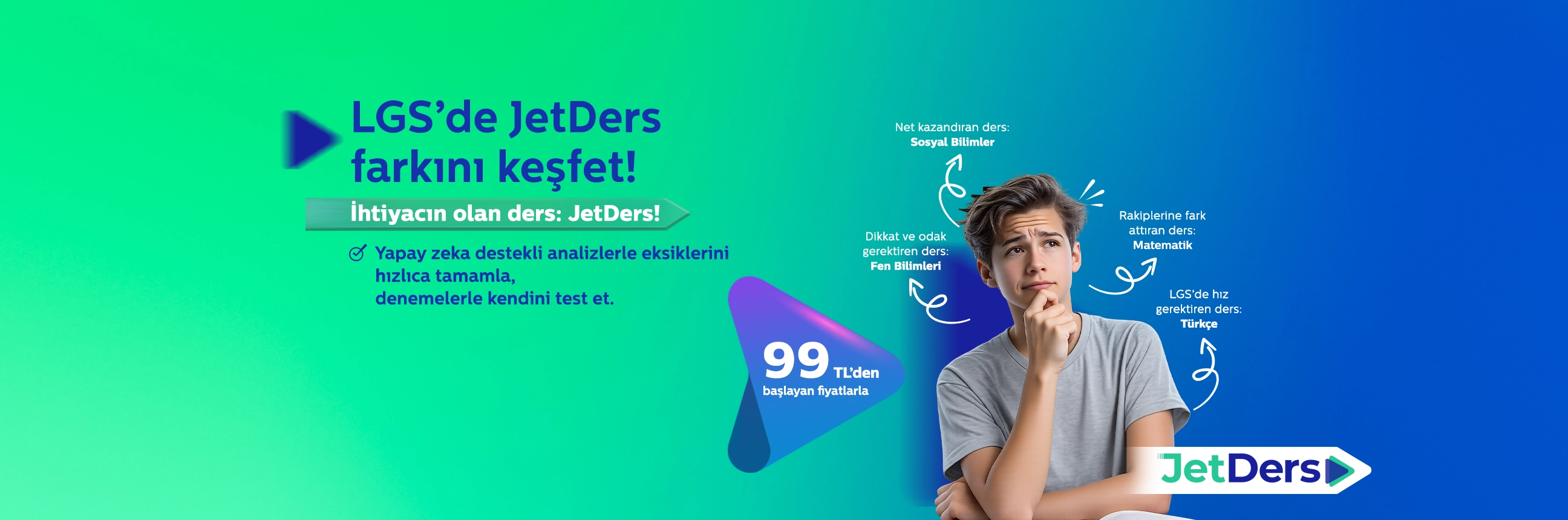 Öğrencinin ihtiyacı olan özel ders: JetDers!