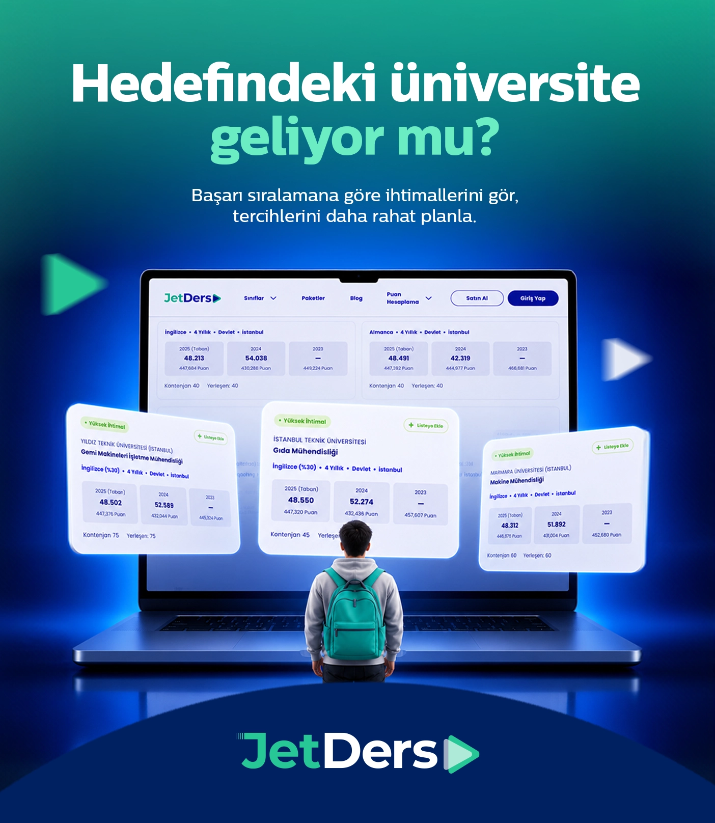 Öğrencinin ihtiyacı olan özel ders: JetDers!
